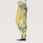 Leggings Bleu rustique et Jaune (Gauche)