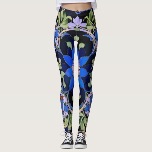 Leggings Bleu simple - Calme, Cool et collecté (Devant)