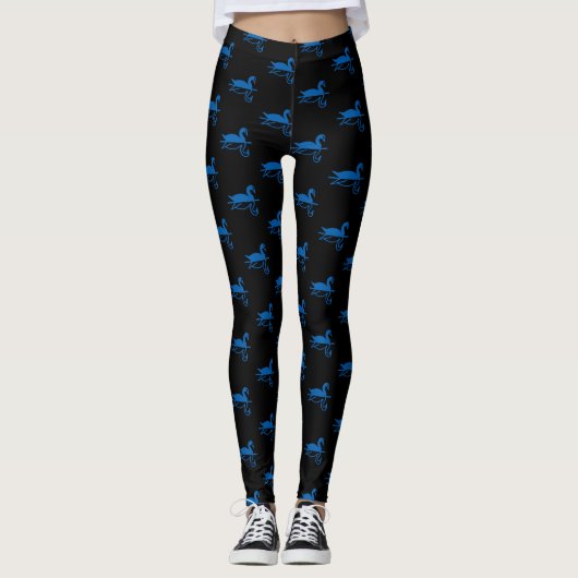 leggings BLEU SWAN (Devant)