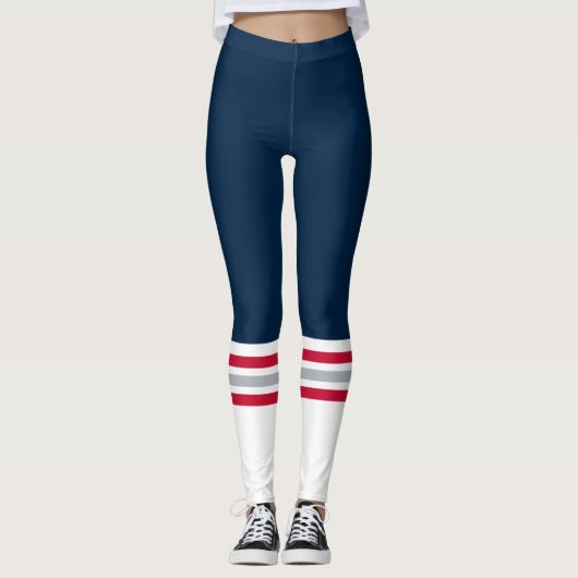 Leggings Bleu Team Tube Sock (Devant)
