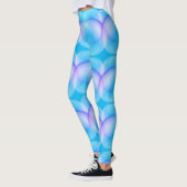 Leggings Bleu tendance Boules de savon Motif Legg (Gauche)