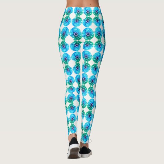Leggings Bleu turquoise (Dos)