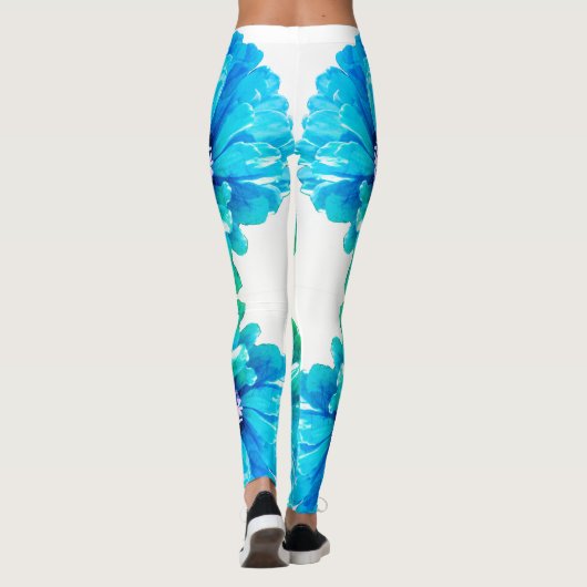 Leggings Bleu turquoise (Dos)