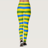 Leggings Bleu vert et jaune (Dos)