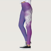 Leggings Bleu violet blanc (Gauche)