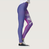 Leggings Bleu violet blanc (Droite)