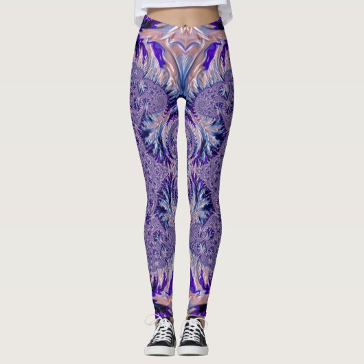 Leggings ~ bleu violet ~ Original (Devant)