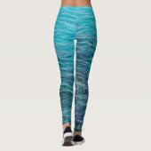 leggings bleus (Dos)