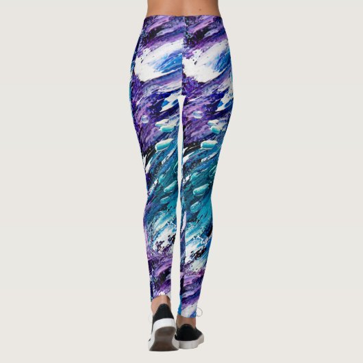 Leggings bleus (Dos)