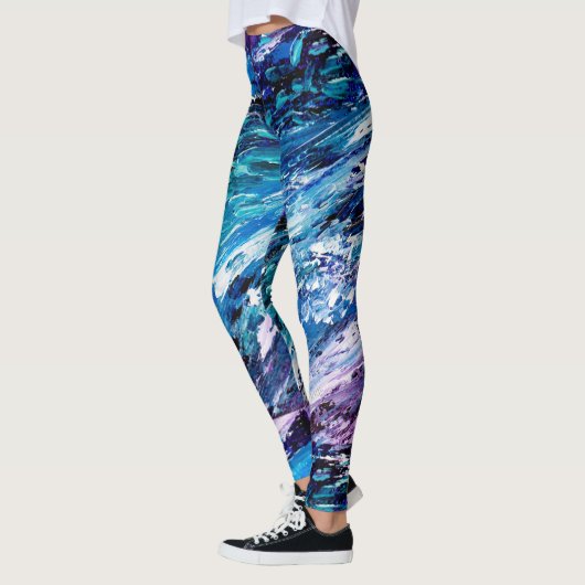 Leggings bleus (Gauche)