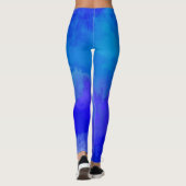 Leggings bleus Abstraits (Dos)