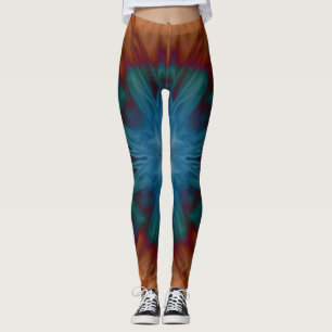 Leggings Bleus de cuivre