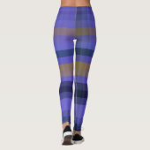 Leggings bleus dorés (Dos)