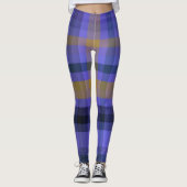 Leggings bleus dorés (Devant)