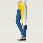 Leggings bleus et jaunes (Gauche)