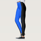 Leggings bleus et noirs (Gauche)