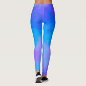 Leggings bleus et roses Abstraits (Dos)