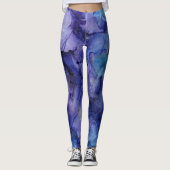 leggings bleus et violets (Devant)