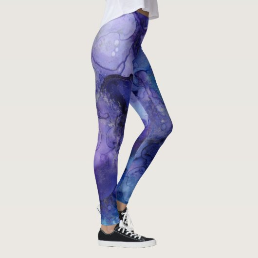 leggings bleus et violets (Droite)