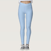 Leggings bleus français couleur solide (Devant)