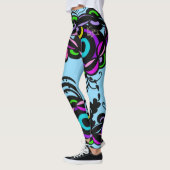 Leggings bleus Isabella (Gauche)
