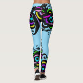 Leggings bleus Isabella (Dos)