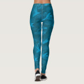 Leggings bleus pour oiseaux (Dos)