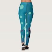 Leggings bleus Unicorn (Dos)