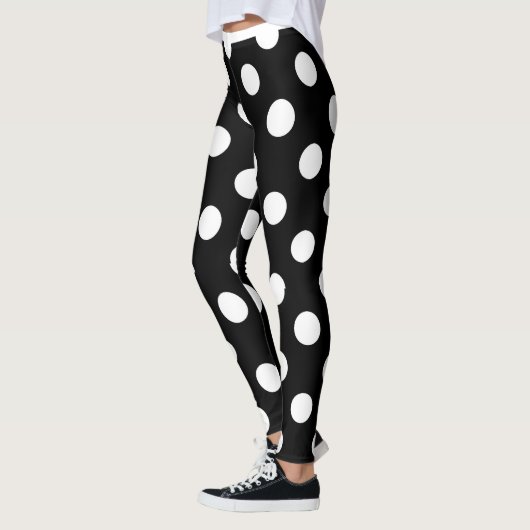 Leggings Blk Polka (Gauche)