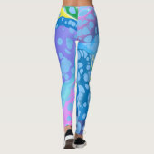 Leggings Blobs colorés (Dos)