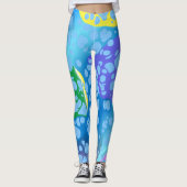 Leggings Blobs colorés (Devant)