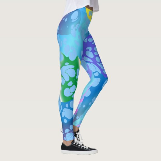 Leggings Blobs colorés (Droite)