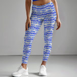 Leggings Bloc circulaire Batik Bleu Gras Blanc Imprimer Abs<br><div class="desc">Ce design de cercle d'inspiration tribale amusante a été créé à l'aide d'images provenant de l'estampillage de mes timbres sculptés à la main numériquement superposés sur une aquarelle bleue électrique abstraite sur un arrière - plan blanc pour créer un design vraiment unique qui évoque l'apparence d'un tissu de batik imprimé...</div>