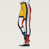 Leggings Bloc de couleur de Mondrian (Gauche)