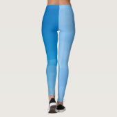 Leggings Blocage des légendes blues sur toute impression (Dos)