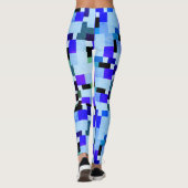 Leggings Blocs bleus (Dos)