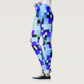 Leggings Blocs bleus (Gauche)