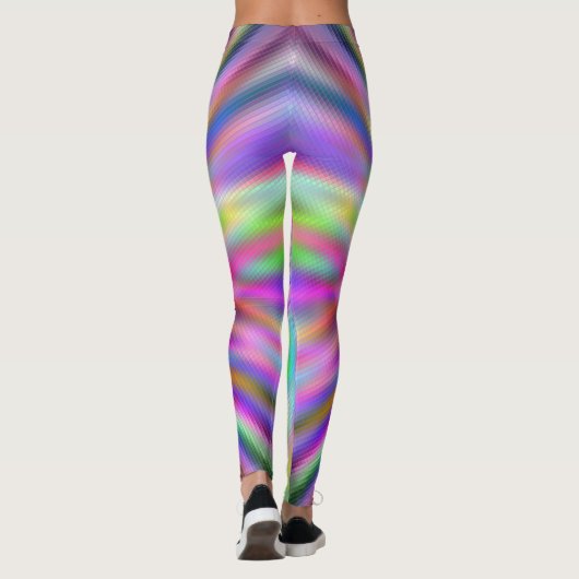 Leggings Blocs Chrome Iridescente (Dos)