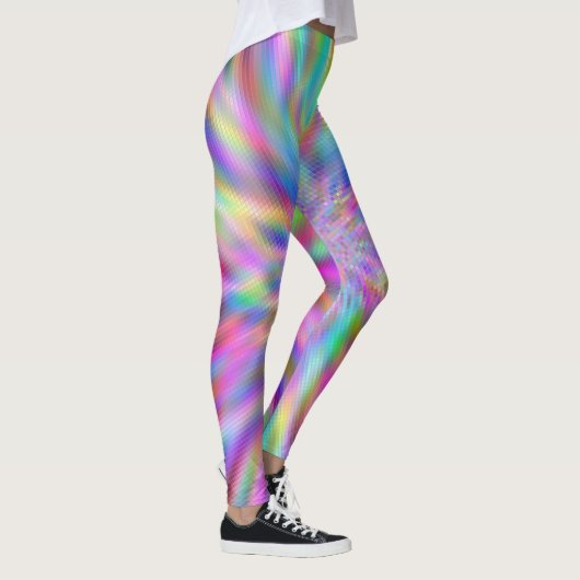 Leggings Blocs Chrome Iridescente (Droite)