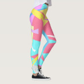 Leggings Blocs colorés focalisés Legings Abstraits (Droite)