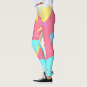 Leggings Blocs colorés focalisés Legings Abstraits (Gauche)