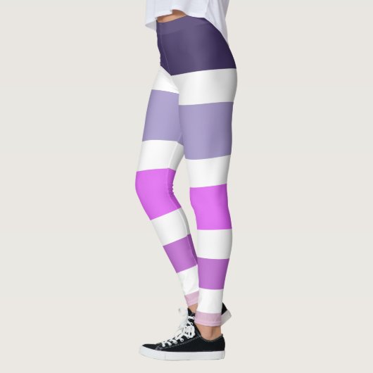 Leggings Blocs couleur pourpre (Gauche)