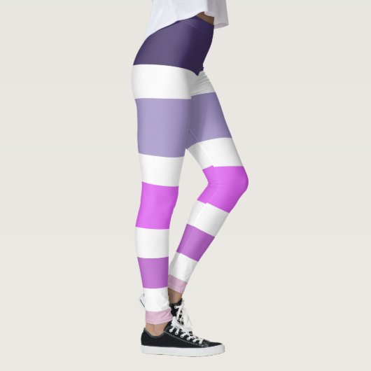 Leggings Blocs couleur pourpre (Droite)