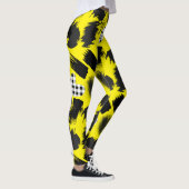 Leggings blocs de construction.Noir et Blanc.w.01x4 B Fond  (Droite)