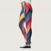 Leggings Blocs de couleurs vives (Gauche)