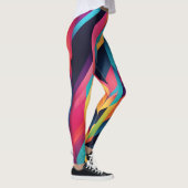 Leggings Blocs de couleurs vives (Droite)
