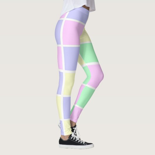 Leggings Blocs Pastel (Droite)