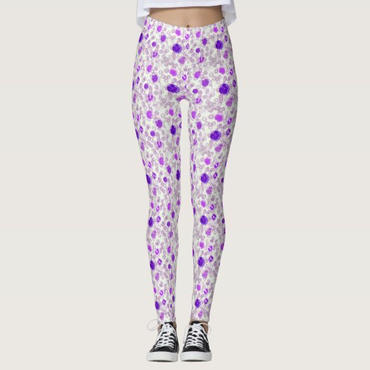 leggings bloeduitstrijkjes (Voorkant)