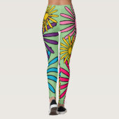 Leggings bloemen (Achterkant)