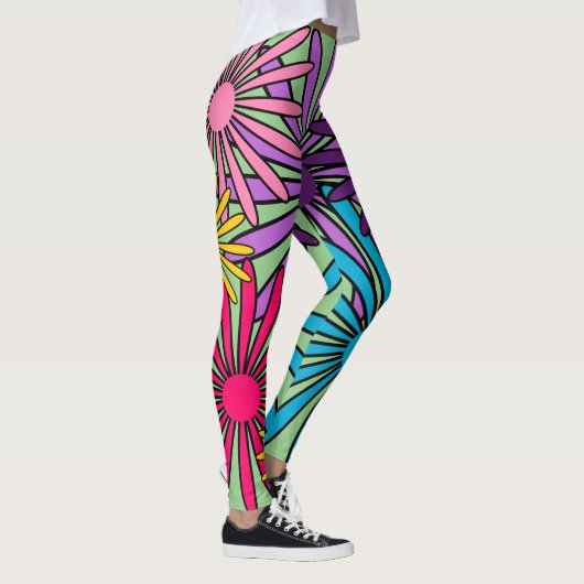Leggings bloemen (Rechts)
